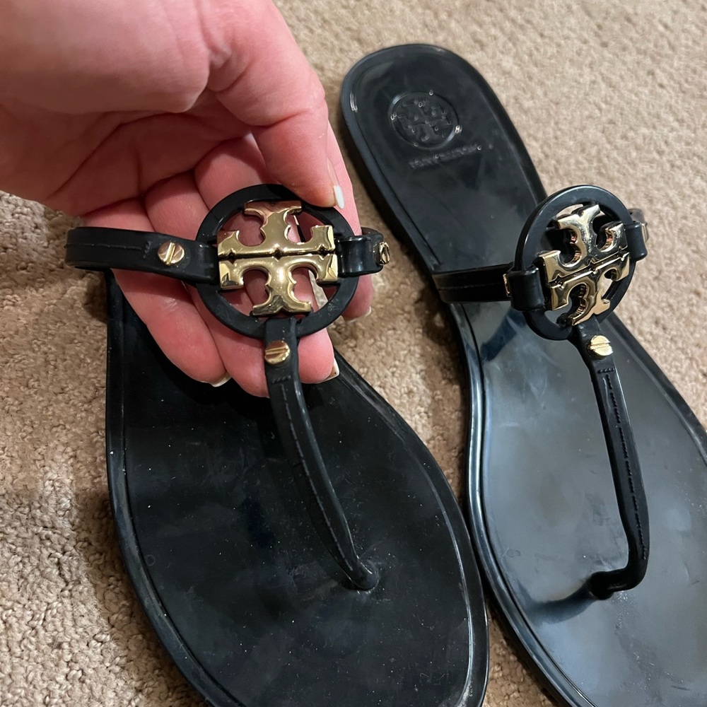 Tory Burch Black jelly Sandals